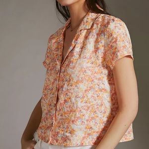 Cloth and Stone Boxy Linen Surf shirt